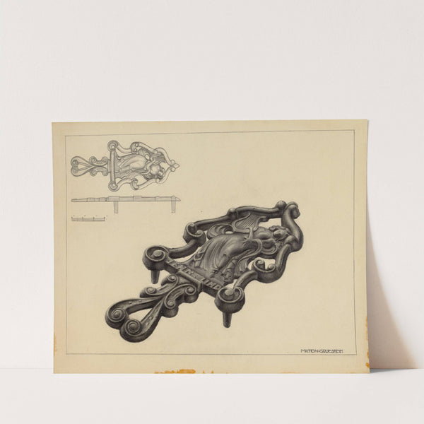 Flat Iron Holder (c. 1939) by Milton Grubstein
