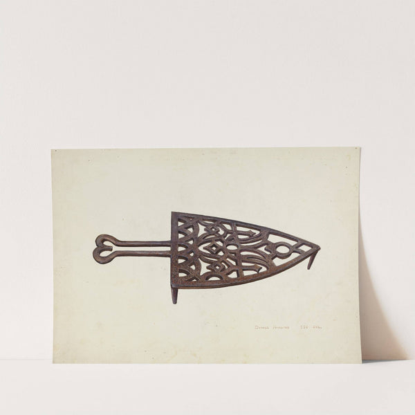 Flat Iron Holder by Donald Harding