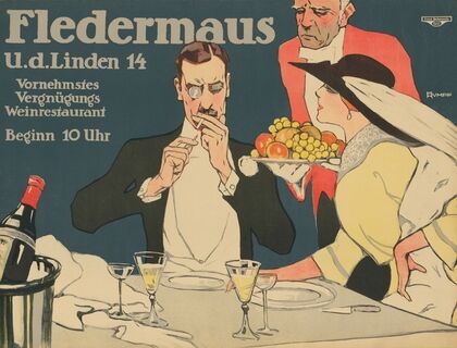 Fledermaus unter den Linden 14. Vergnügungs-Weinrestaurant (1910 - 1913)