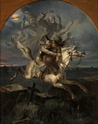 Fleeing (1856)