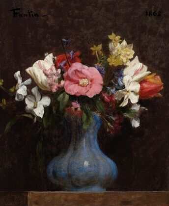 Fleurs, camélias et tulipes