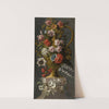 Fleurs dans un vase en bronze by Claude Huilliot