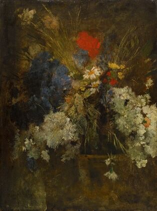 Fleurs des champs (Coquelicot, marguerite et bleuet) (1874)