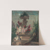 Fleurs et paon by Charles Monginot