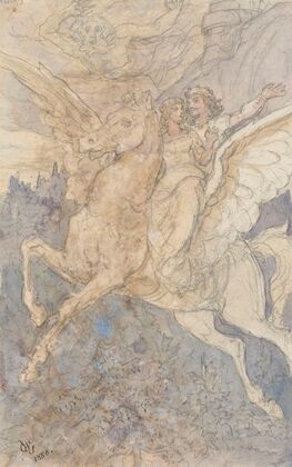 Flight on Pegasus (1880)