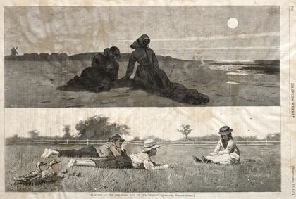 Flirting on the Seashore and on the Meadow (1874)