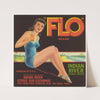 Flo Brand Citrus Label (1940s)