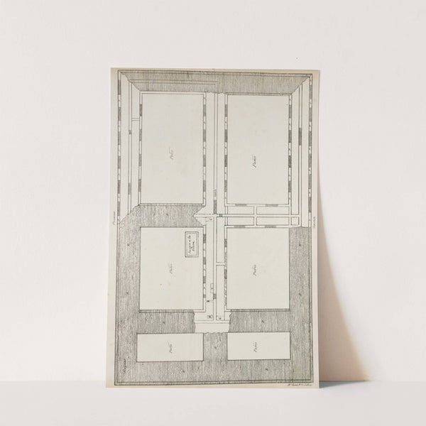 Floor plan by Antonio del Río