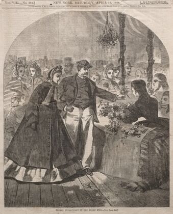 Floral Department of the Great Fair (1864)