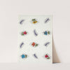 Floral design for printed textile Pl IX by Anonymous