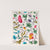 Floral design for printed textile Pl V by Anonymous