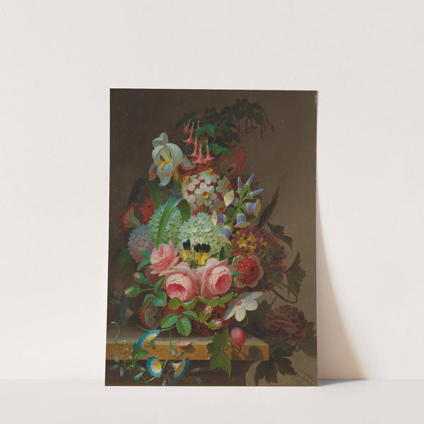 Floral Still Life (1855) by James C. Sharp