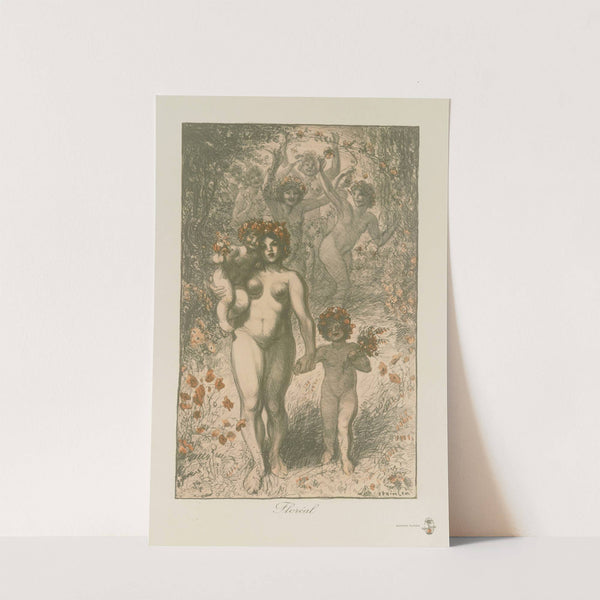 Floréal (1921) by Théophile Alexandre Steinlen
