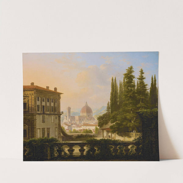 Florence From The Boboli Gardens by Lancelot-Théodore Turpin de Crissé