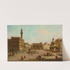 Florence, looking South with a view of the Piazza della Signoria with the Palazzo Vecchio and the Loggia dei Lanzi by Giuseppe Zocchi