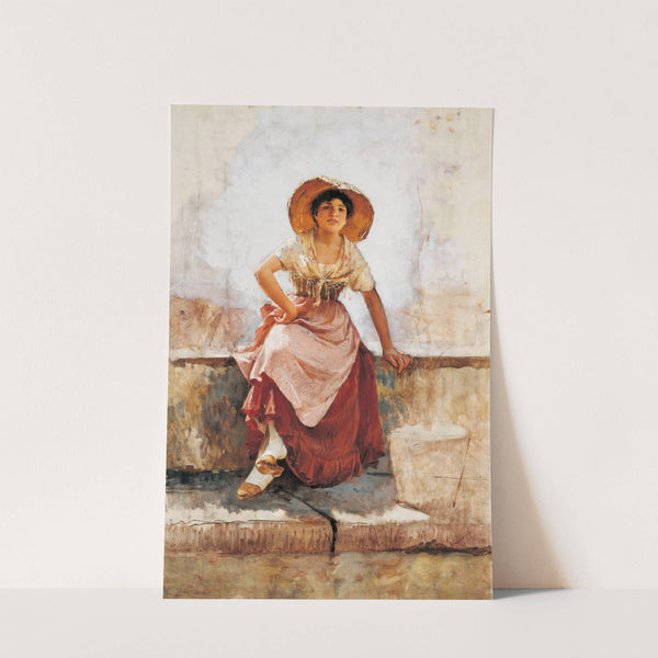 Florentine Flower Girl (circa 1886) by Frank Duveneck