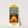 Florida King Citrus Label (1930-1950)