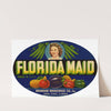 Florida Maid Produce Label (1930-1950)