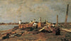 Flößer an der Theiß (1874)