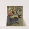 Flower girl (1903) by Josef Engelhart