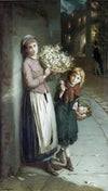 Flower Girls , A Summers Night (1885)