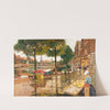 Flower market in Amsterdam by Heinrich Hermanns