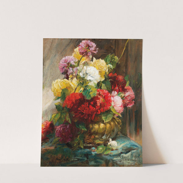 Flower Piece in Vase by Georges Jeannin