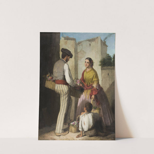 Flower Seller by José Roldán