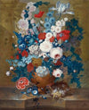 Flower Still Life With A Birds’ Nest On A Ledge