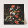 Flower Still Life with a Bowl of Fruit and Oysters (1665 and 1665) by Jan Davidsz de Heem
