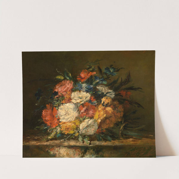 Flowers by Narcisse-Virgile Diaz de La Peña