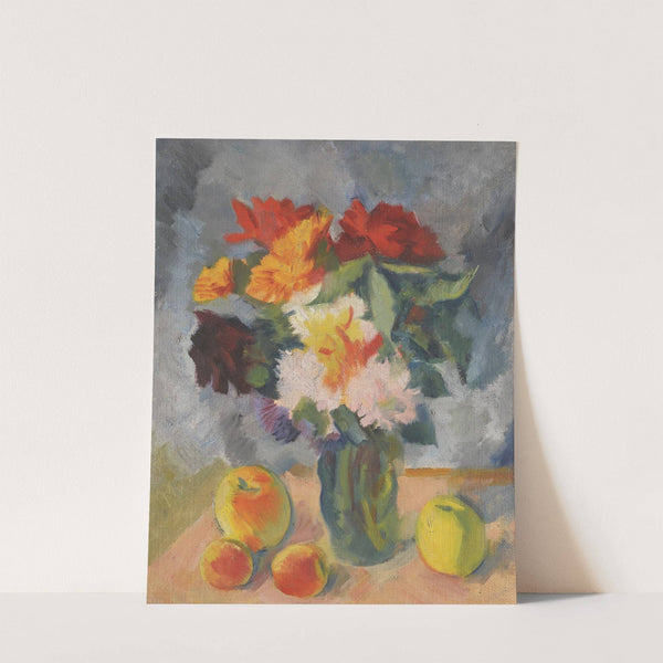 Flowers And Apples by Nikolai Andreevich Tyrsa