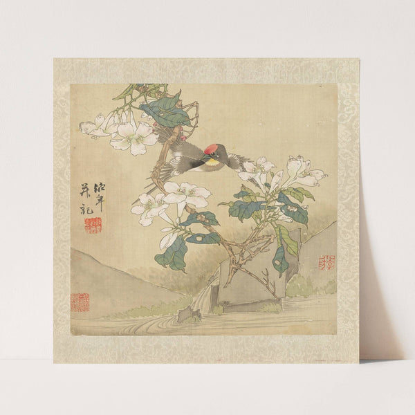 Flowers and Birds Pl.1 (19th century) by Ren Yi