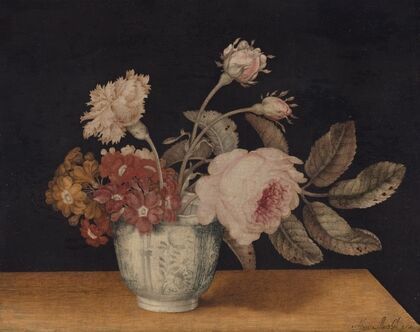 Flowers in a Delft Jar (1663) — size preview