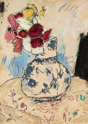 Flowers in a flower-vase (1909)