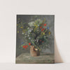 Flowers in a Vase (c. 1866) by Pierre-Auguste Renoir