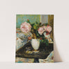 Flowers in a vase by Jacques-Émile Blanche