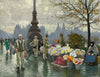 Flowersellers At Dr. Louises Bro (Queen Louise’s Bridge) In Copenhagen