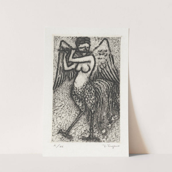 Fluitspelende sirene by Yo Sugano