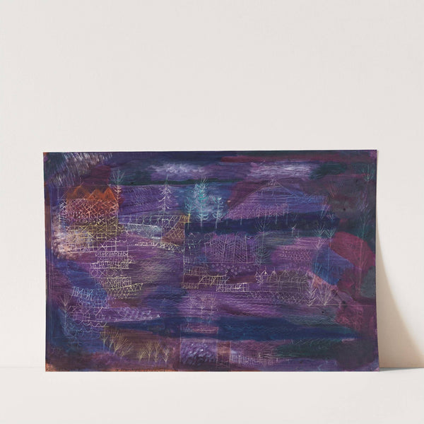 Flussbaulandschaft by Paul Klee
