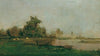 Flusslandschaft Mit Boot