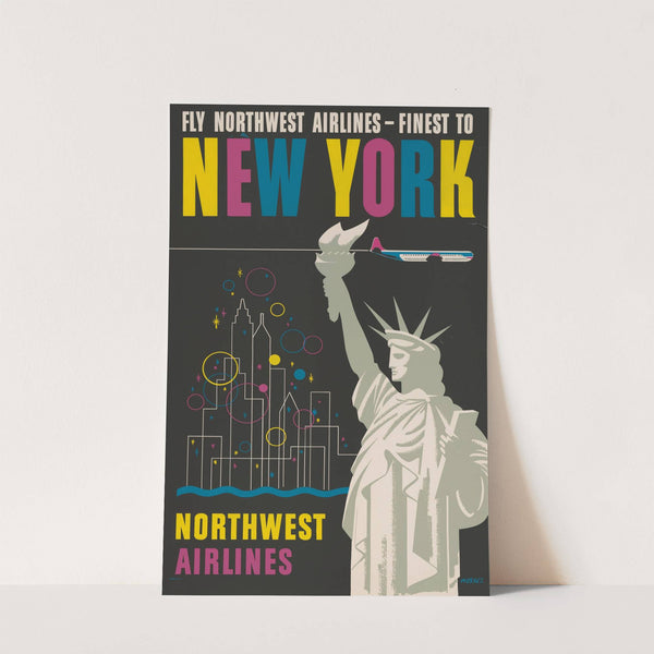 Fly Northwest Airlines - finest to New York by Wessel