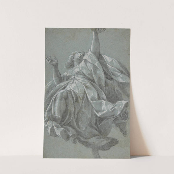 Flying Angel with Arms Upraised by Giovanni Mauro della Rovere