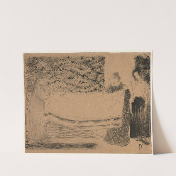 Folding the Linen (1893) by Édouard Vuillard