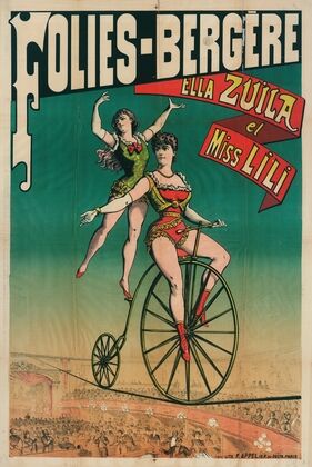 Folies-Bergere Ella Zuila Et Miss Lili (1888)