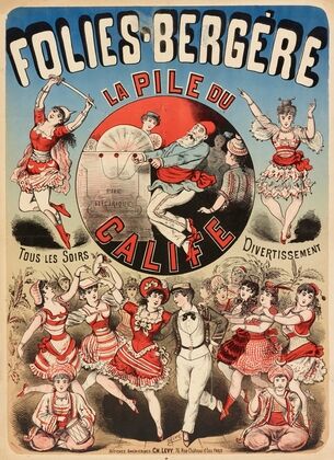 Folies-Bergere La Pile Du Calife Tous Les Soirs Divertissement (1882-1888)