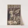 Folies-Bergère. Le sculpteur et le chien (1888) by Lith. F. Appel
