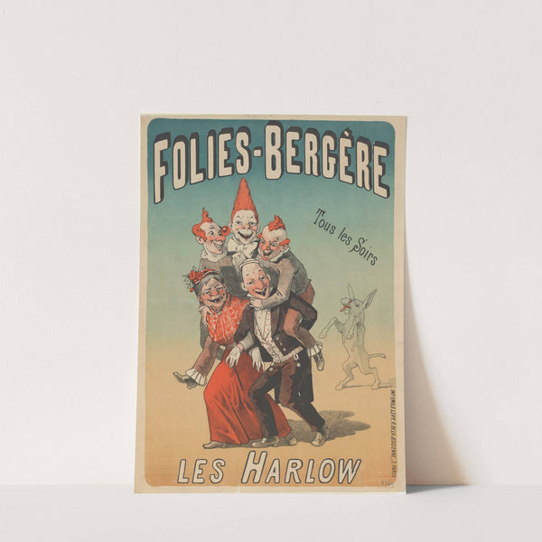 Folies-Bergère… Les Harlow (1883) by Imp. Emile Lévy