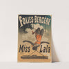 Folies Bergère. Miss Lala (1880) by Jules Chéret