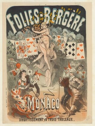 Folies-Bergère. Monaco, divertisement en trois tableaux (1880)